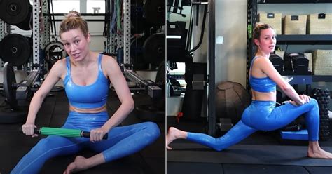 brie larson butt|Inside Brie Larson’s Intense Fitness Training For Her